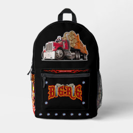Cartoon Bedruckter Rucksack