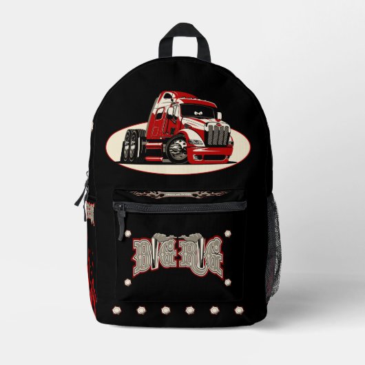 Cartoon Bedruckter Rucksack (Vorderseite)