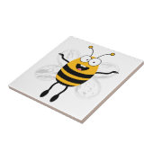 Cartoon Bee Fliese (Seite)