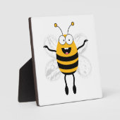 Cartoon Bee Fotoplatte (Vorderseite)