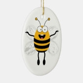 Cartoon Bee Keramik Ornament (Rechts)