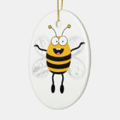 Cartoon Bee Keramik Ornament (Links)