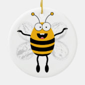 Cartoon Bee Keramikornament (Hinten)