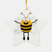 Cartoon Bee Keramikornament (Hinten)