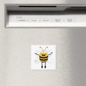 Cartoon Bee Magnet (In Situ (Geschirrspüler))