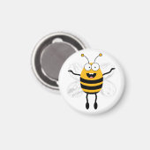 Cartoon Bee Magnet (Vorderseite/Rückseite)