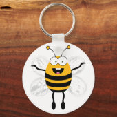 Cartoon Bee Schlüsselanhänger (Vorderseite)
