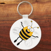 Cartoon Bee Schlüsselanhänger (Vorderseite)