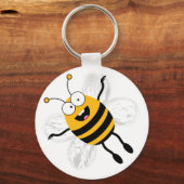 Cartoon Bee Schlüsselanhänger (Vorderseite)