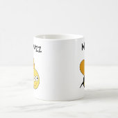 Cartoon Bee Sprichwort Buzz Buzz & Child Name Tass Kaffeetasse (Mittel)