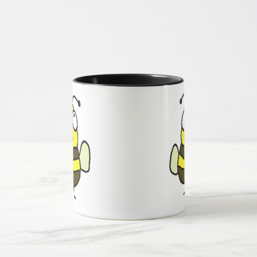 Cartoon Bee Tasse (Zentrum)
