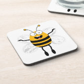 Cartoon Bee Untersetzer (Linke Seite)
