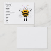 Cartoon Bee Visitenkarte (Vorne/Hinten)