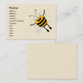 Cartoon Bee Visitenkarte (Vorne/Hinten)