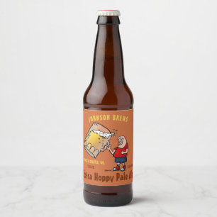 Cartoon Beer Typ Funny Custom Homebrew Bierflaschenetikett