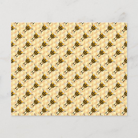 Cartoon Bees Pattern Flyer (Vorne)