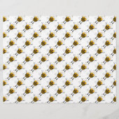 Cartoon Bees Pattern Flyer (Vorne)
