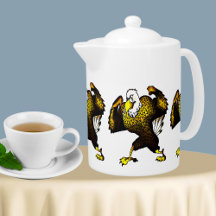 Cartoon bekämpft Adler