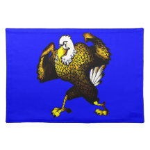 Cartoon bekämpft Adler