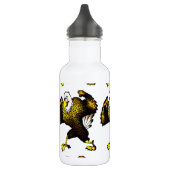 Cartoon bekämpft Adler Trinkflasche (Links)