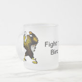 Cartoon-Bekämpfungsadler Mattglastasse (Vorderseite Links)