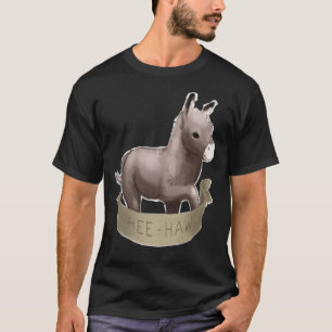 Cartoon bemalt Baby Foal Donkey T-Shirt