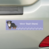 Cartoon Bernese Gebirgshund Autoaufkleber (Auf Auto)