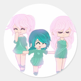 Cartoon Best Friends Stickers