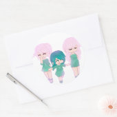 Cartoon Best Friends Stickers (Umschlag)