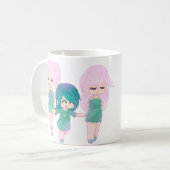 Cartoon Best Friends Tasse (Vorderseite Links)