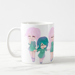 Cartoon Best Friends Tasse
