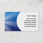 Cartoon Betta Fische/siamesische kämpfende Fische Visitenkarte (Rückseite)