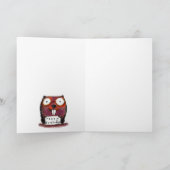 Cartoon-Biber Karte (Innenseite)