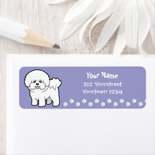 Cartoon Bichon Frise (Insitu)