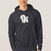Cartoon Bichon Frise Hoodie (Vorderseite)