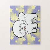 Cartoon Bichon Frise Puzzle (Vertikal)