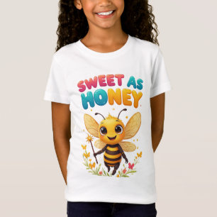 🐝 Cartoon-Biene Cute Everyday Kinderbekleidung 🐝 T-Shirt