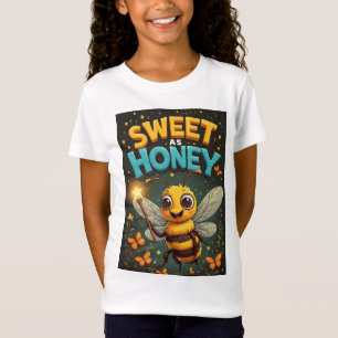 🐝 Cartoon-Biene-Geschenk für süße, alltägliche Ki T-Shirt