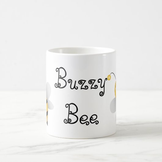 Cartoon-Biene Kaffeetasse (Mittel)