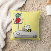 Cartoon Biene überquert bei Light Kids Kinderzimme Kissen (Decke)