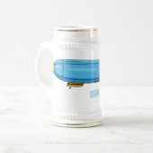 Cartoon Bierglas (Vorderseite Links)