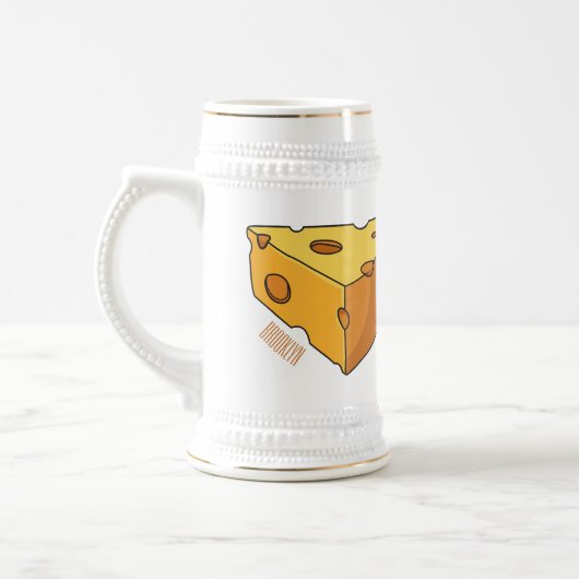 Cartoon Bierglas (Links)