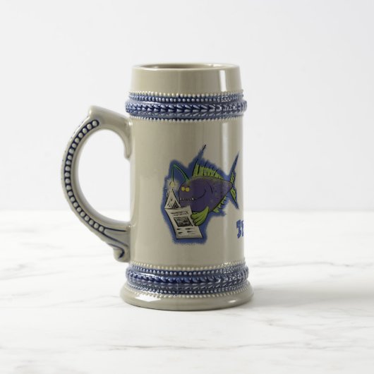 Cartoon Bierglas (Links)