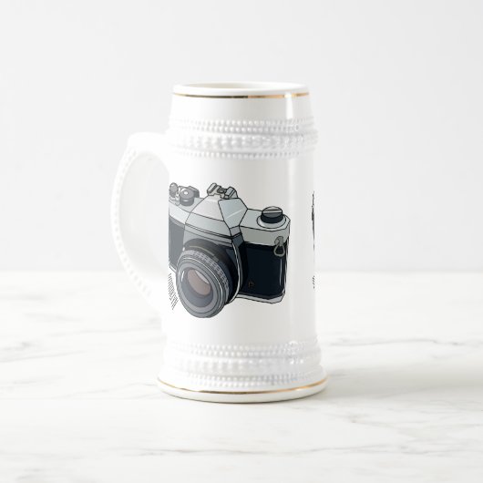 Cartoon Bierglas (Vorderseite Links)