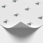 Cartoon Bigfoot Wrapping Paper Geschenkpapier (Ecke)