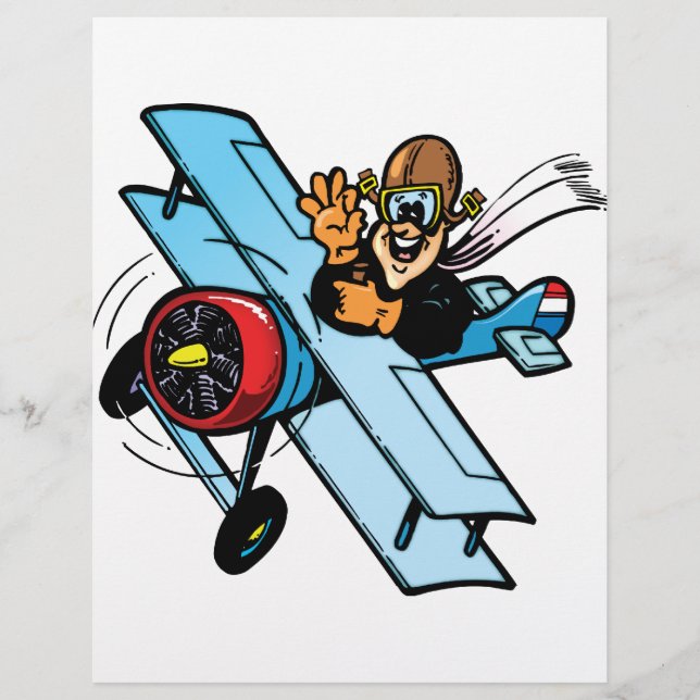 Cartoon Biplane (Vorderseite)