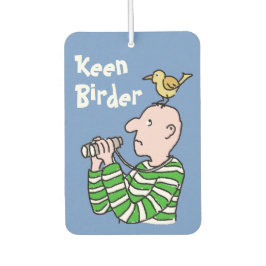 Cartoon Bird Watcher & Bird Autolufterfrischer