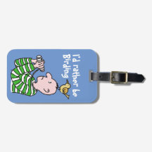 Cartoon Bird Watcher & Bird