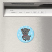 Cartoon Black Mops Magnet (In Situ (Geschirrspüler))