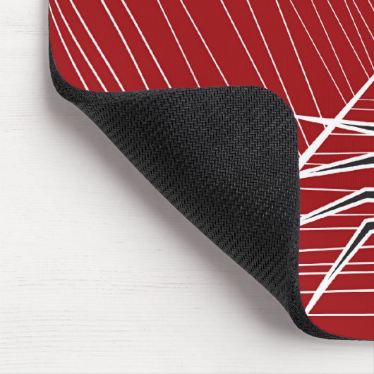 Cartoon Black Spider & Web Spooky Spaß Halloween Mousepad (Ecke)